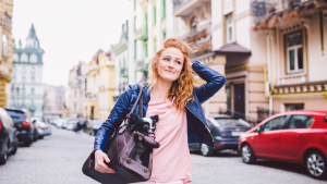 woman on street