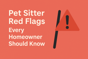 Pet Sitter Red Flags