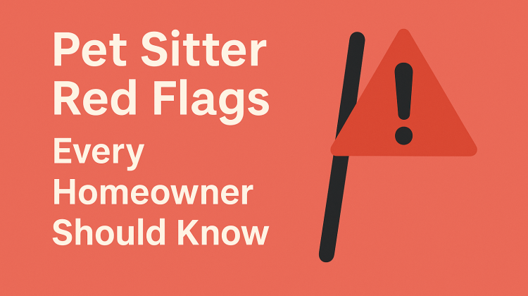 Pet Sitter Red Flags